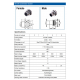 CONECTOR METÁLICO M12 8PIN MACHO